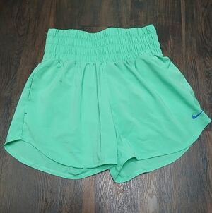 Nike Women's Light Green Athletic Shorts